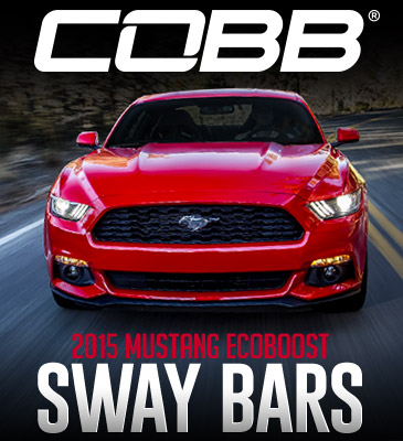 COBB Front and Rear Sway Bars: Ford Mustang Ecoboost
